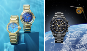 シチズン、対照的な「水」と「宇宙」テーマの限定腕時計を発表、電池交換不要のエコ・ドライブ搭載