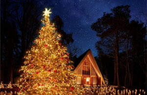 星野リゾート、軽井沢高原教会で「星降る森のクリスマス」開催、テーマは「願う」光と祈りが紡ぐ幻想の森