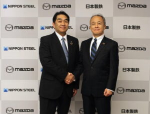 マツダと日本製鉄、共創活動を拡大、新型「ＣＸ－５」で１０％軽量化を実現