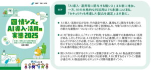 ソフトクリエイト：ＡＩ導入に関する情シス調査を発表、組織的ＡＩ活用は５％未満、連携の壁が浮き彫りに